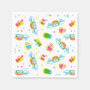 FRIENDS™ Central Perk Neon Pattern Napkins