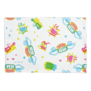 FRIENDS™   Central Perk Neon Pattern Pillow Case
