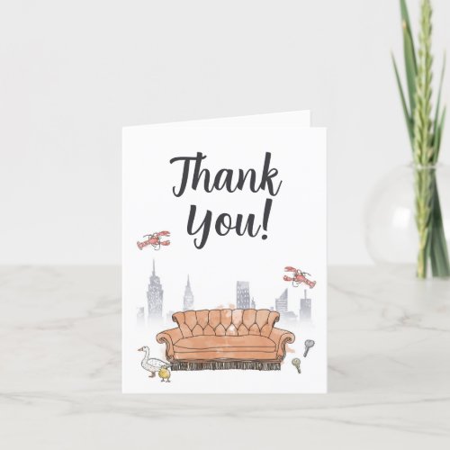 FRIENDS  Central Perk Thank You Card