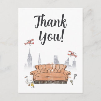 FRIENDS™ | Central Perk Thank You Postcard