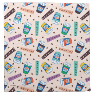 FRIENDS™ Central Perk Vibrant Coffee Pattern Cloth Napkin