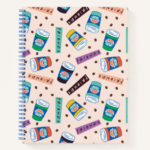 FRIENDS™   Central Perk Vibrant Coffee Pattern Notebook