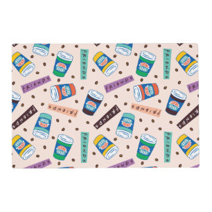 FRIENDS™ Central Perk Vibrant Coffee Pattern Placemat