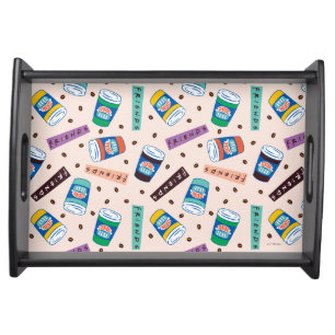 FRIENDS™ Central Perk Vibrant Coffee Pattern Serving Tray