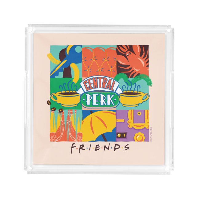 FRIENDS™ | Central Perk Vibrant Graphic Acrylic Tray (Front)