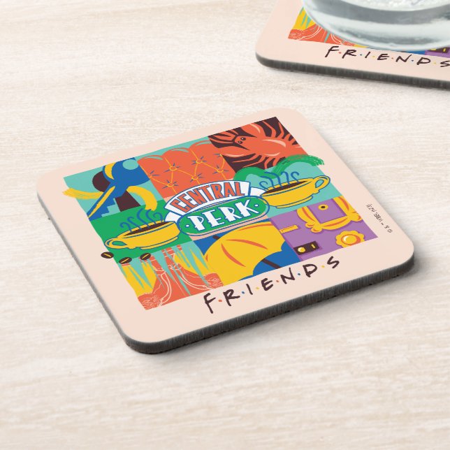 FRIENDS™ | Central Perk Vibrant Graphic Beverage Coaster (Left Side)