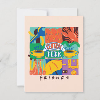 FRIENDS™ | Central Perk Vibrant Graphic Note Card