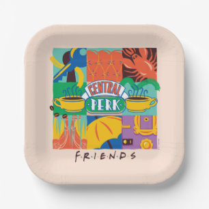 FRIENDS™   Central Perk Vibrant Graphic Paper Plates