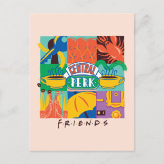 FRIENDS™ | Central Perk Vibrant Graphic Postcard