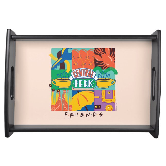 FRIENDS™ | Central Perk Vibrant Graphic Serving Tray (Front)