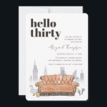 FRIENDS™ | Central Perk Watercolor 30th Birthday Invitation<br><div class="desc">Celebrate your milestone 30th birthday with this customizable FRIENDS™-themed invitation, featuring a watercolor design inspired by the iconic Central Perk café. Personalize it with your event details to create a memorable invite that will delight your guests. Perfect for fans of the beloved TV show, this invitation adds a nostalgic touch...</div>