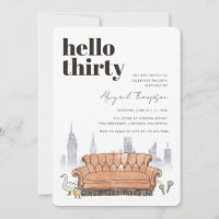 FRIENDS™ | Central Perk Watercolor 30th Birthday