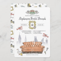 FRIENDS™ | Central Perk Watercolor Bridal Brunch