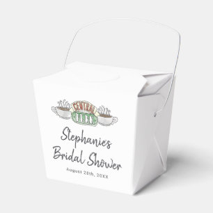 FRIENDS™ Central Perk Watercolor Bridal Shower Favor Boxes