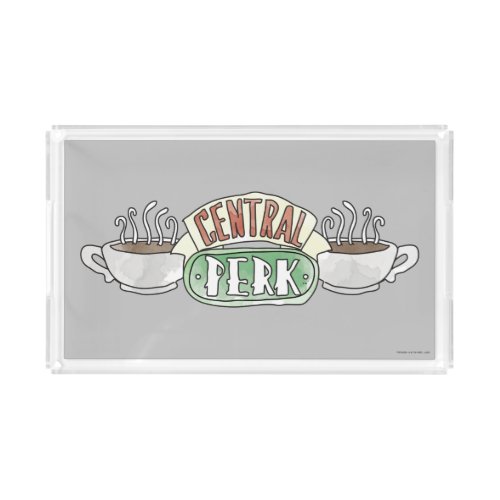 FRIENDSâ  Central Perk Watercolor Logo Acrylic Tray