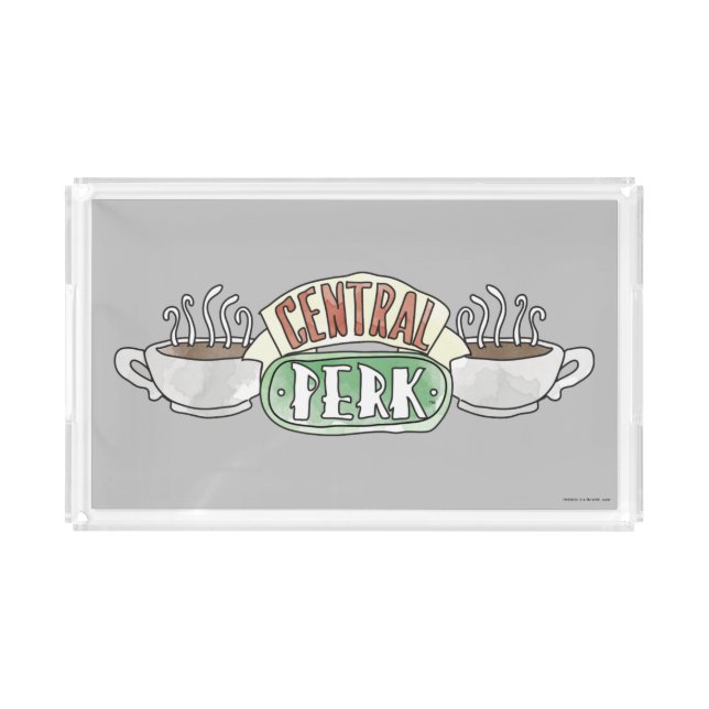 FRIENDS™ | Central Perk Watercolor Logo Acrylic Tray (Front)