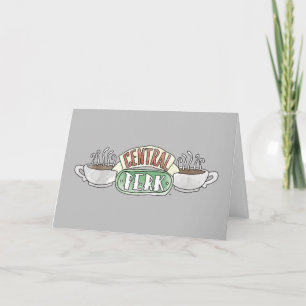 FRIENDS™ Central Perk Watercolor Logo Card
