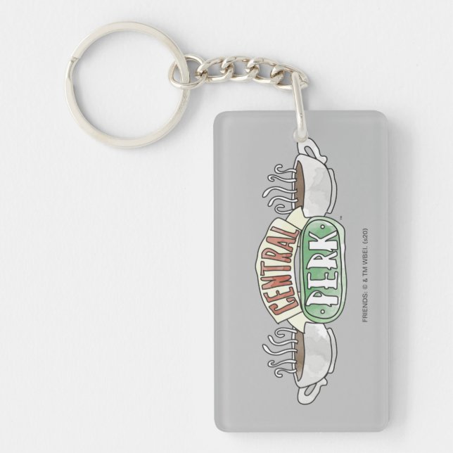 FRIENDS™ | Central Perk Watercolor Logo Keychain (Front)
