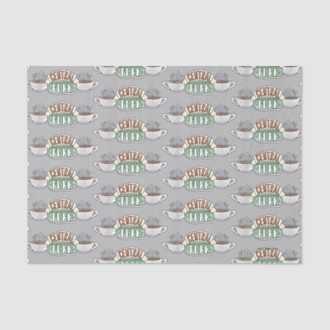 FRIENDS™ | Central Perk Watercolor Logo Tissue Paper (Front)