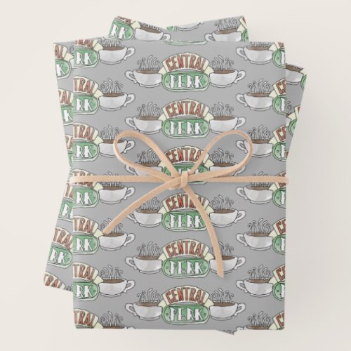 FRIENDS™ | Central Perk Watercolor Logo Wrapping Paper Sheets