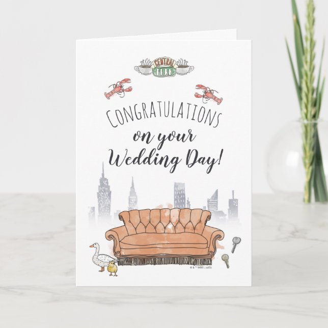 FRIENDS™ | Central Perk Wedding Card (Front)