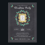 FRIENDS™ | Chalkboard Christmas Party Invitation<br><div class="desc">Set the stage for a festive celebration with the FRIENDS™ Chalkboard Christmas Party Invitation. Featuring a charming chalkboard background, the iconic FRIENDS™ logo, and holiday-themed accents, this invitation is perfect for hosting a nostalgic and fun Christmas gathering. Customizable with your party details, it’s an ideal choice for fans of the...</div>