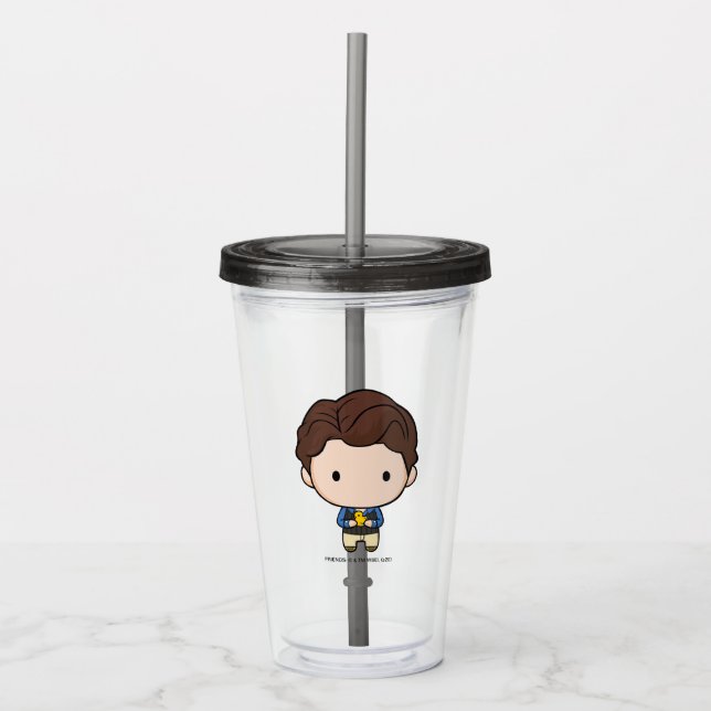 FRIENDS™ | Chandler Chibi Acrylic Tumbler (Front)