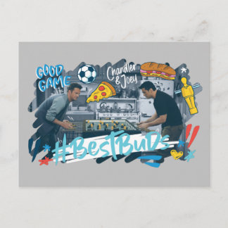FRIENDS™ | Chandler & Joey - Best Buds Invitation Postcard