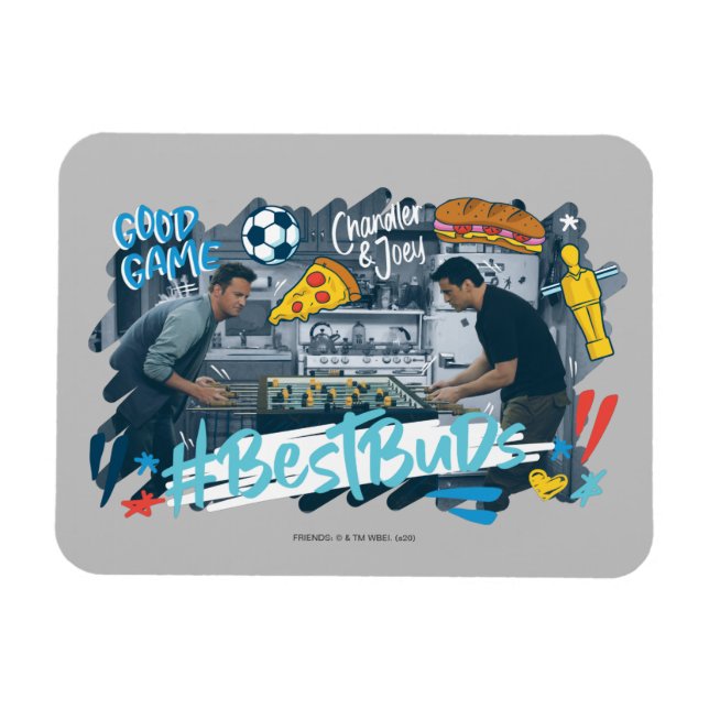 FRIENDS™ | Chandler & Joey - Best Buds Magnet (Horizontal)