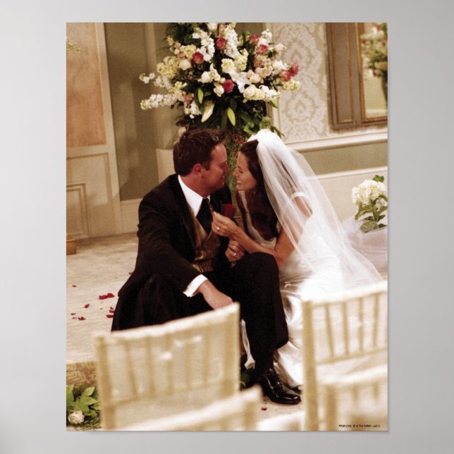 FRIENDS™ | Chandler & Monica Married Poster (Front)