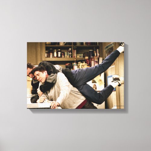 FRIENDS  Chandler Stopping Ross Canvas Print