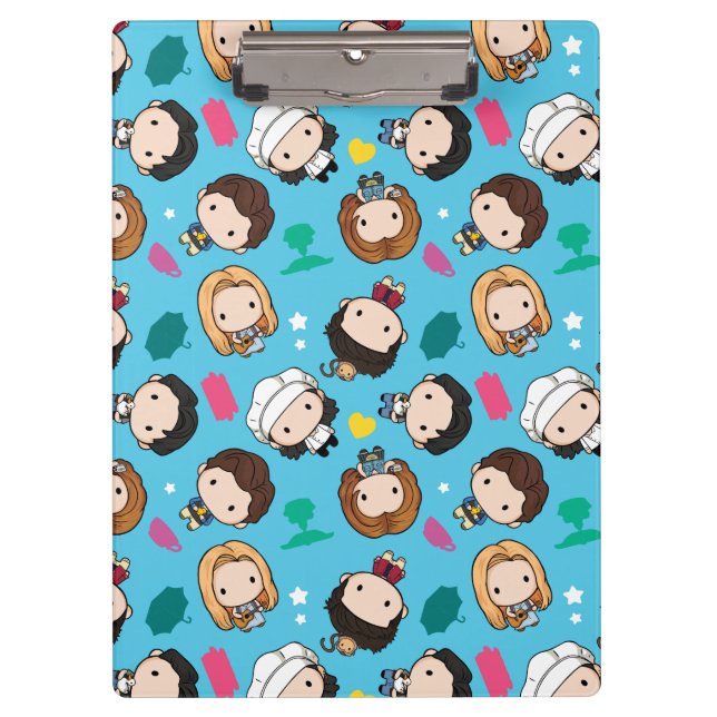 FRIENDS™ | Character Chibi Pattern Clipboard (Front)