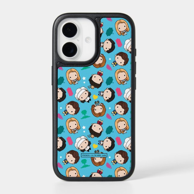 FRIENDS™ | Character Chibi Pattern Otterbox iPhone Case (Back)