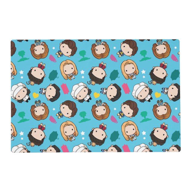 FRIENDS™ | Character Chibi Pattern Placemat (Front)