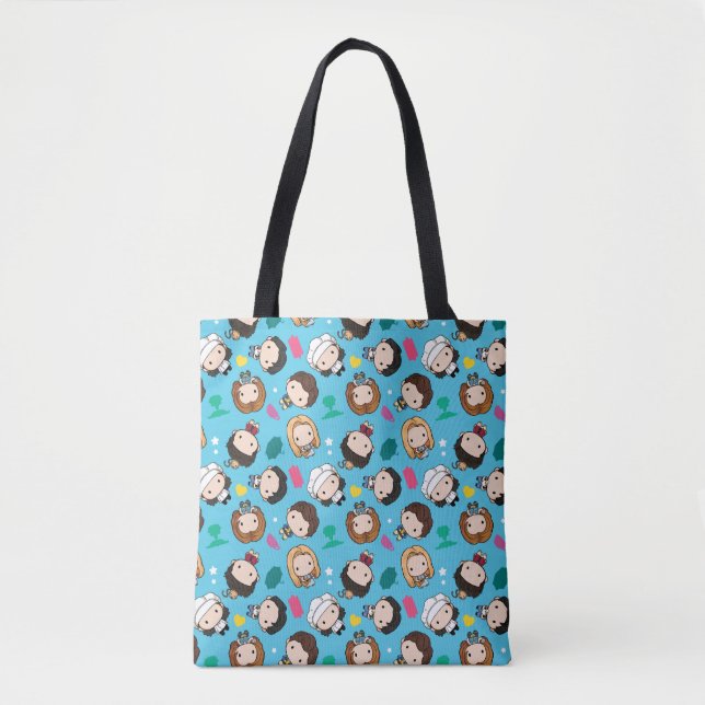 FRIENDS™ | Character Chibi Pattern Tote Bag (Front)