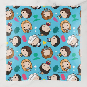 FRIENDS™   Character Chibi Pattern Trinket Tray