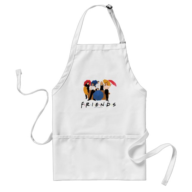 FRIENDS™ Character Silhouette Adult Apron (Front)