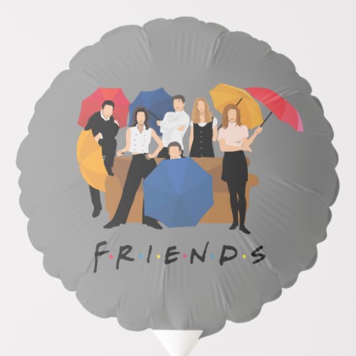 FRIENDS Character Silhouette Balloon