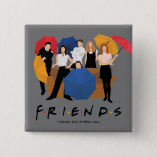 FRIENDS™ Character Silhouette Button