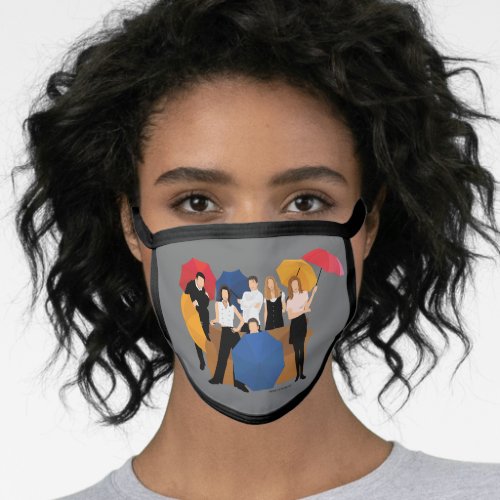 FRIENDS Character Silhouette Face Mask