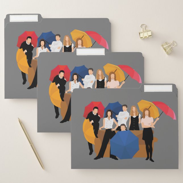 FRIENDS™ Character Silhouette File Folder (Set)