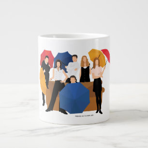 FRIENDS™ Character Silhouette Giant Coffee Mug