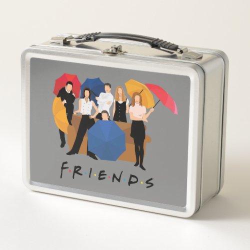 FRIENDS Character Silhouette Metal Lunch Box