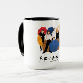 FRIENDS™ Character Silhouette Mug (Front Left)