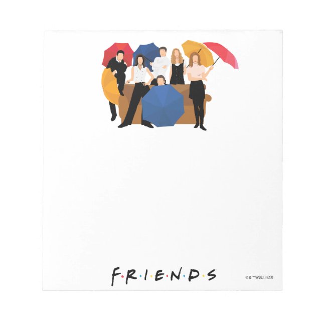 FRIENDS™ Character Silhouette Notepad (Front)