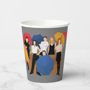FRIENDS™ Character Silhouette Paper Cups