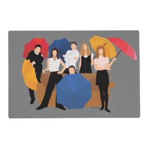 FRIENDS™ Character Silhouette Placemat