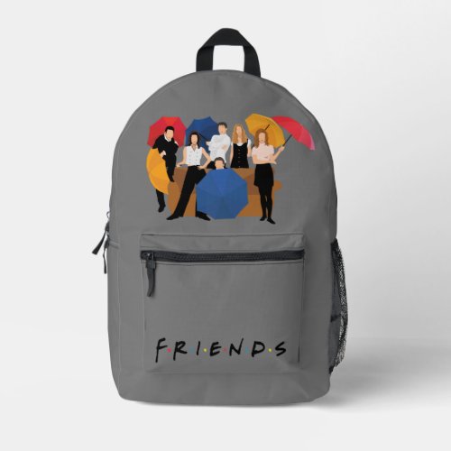 FRIENDSâ Character Silhouette Printed Backpack