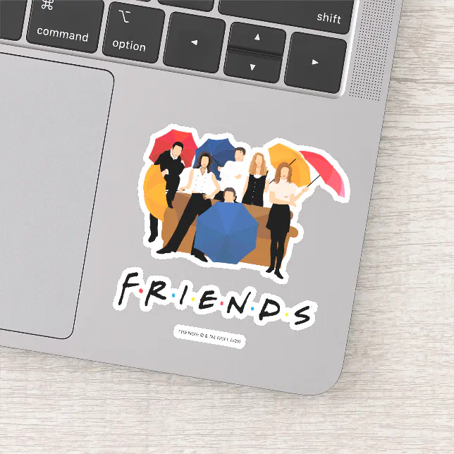 FRIENDS™ Character Silhouette Sticker | Zazzle
