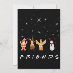 Friends Christmas Holiday Card